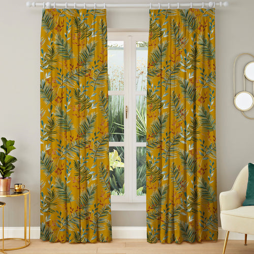 Jungle Yellow M2M - Mazari Mustard Fabric Sample furn.