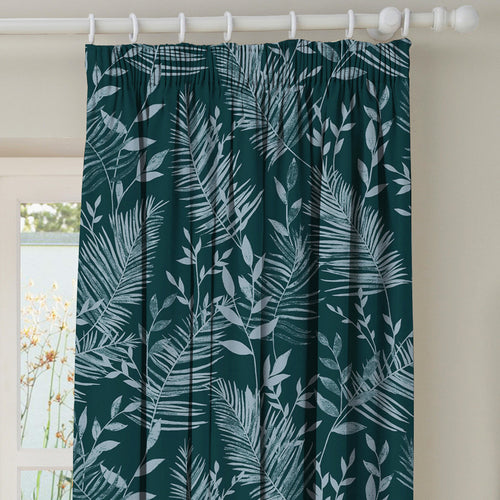 Jungle Blue M2M - Mazari Teal Made to Measure Curtains furn.