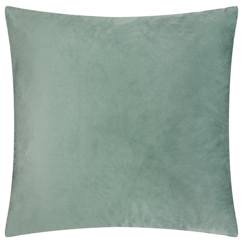 Metro Blocks Velvet Jacquard Cushion Green