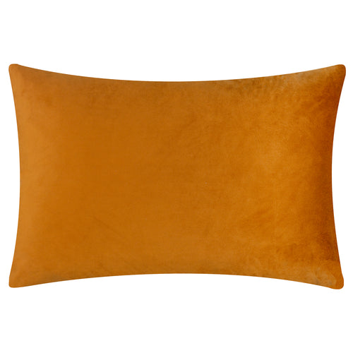 Metro Diamond Velvet Cushion Ginger