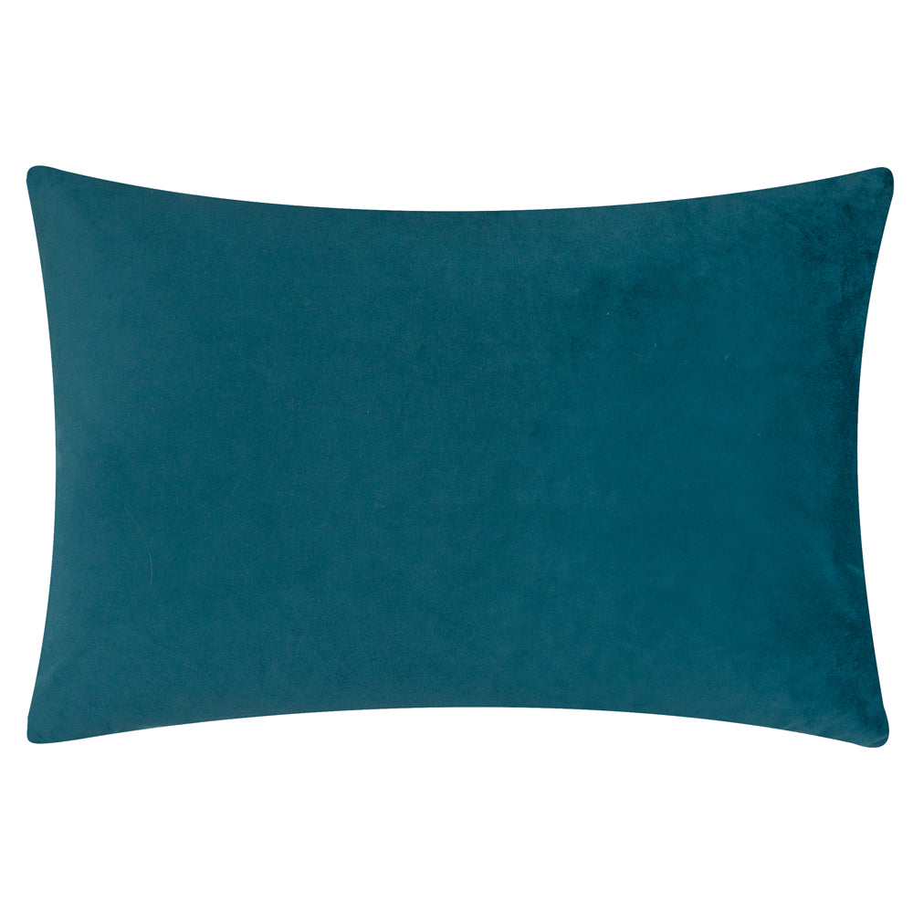 Metro Diamond Velvet Cushion Multicolour