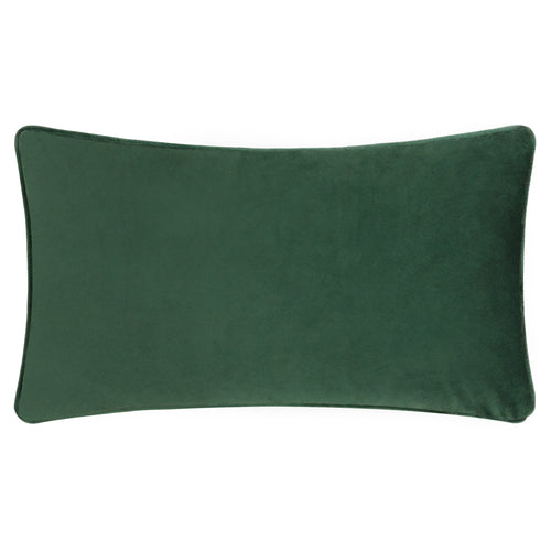 Animal Green Cushions - Meadow Bloom Wilds Chenille Piped Cushion Cover Dark Emerald Wylder