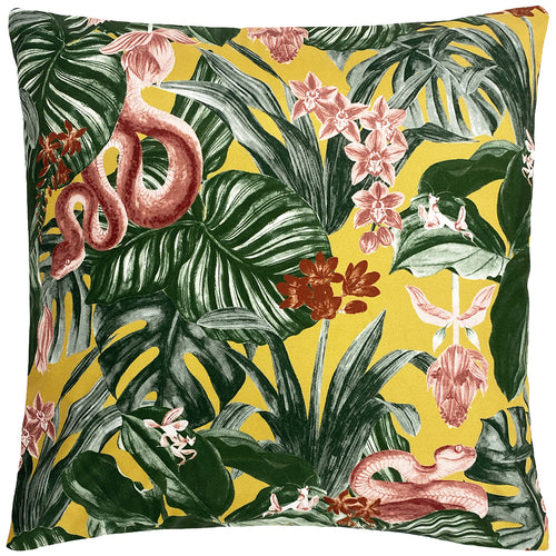 Jungle Yellow Cushions - Medinilla Outdoor Cushion Cover Mustard furn.