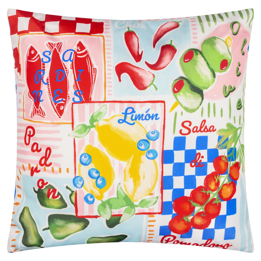 Mediterranean Picnic Outdoor Cushion Multicolour