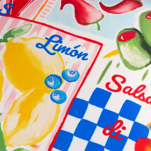 Mediterranean Picnic Outdoor Cushion Multicolour