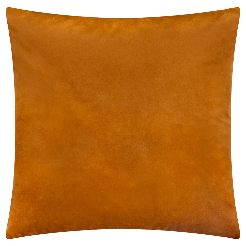 Metro Prism Velvet Cushion Ginger