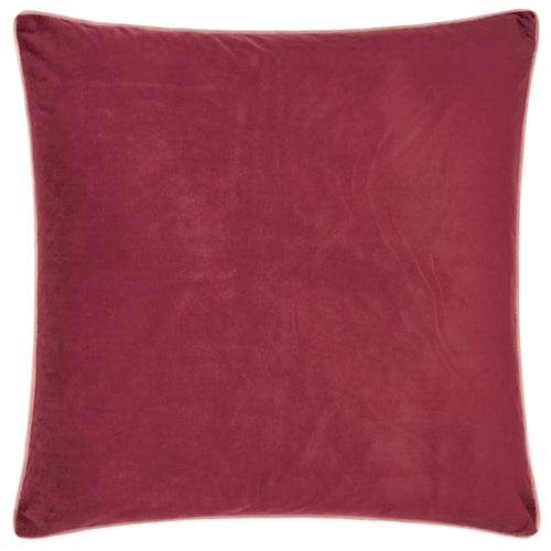 Meridian Velvet Cushion Burgundy/Slipper