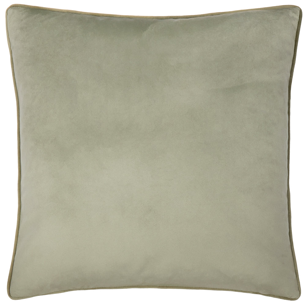 Meridian Velvet Cushion Green/Sage
