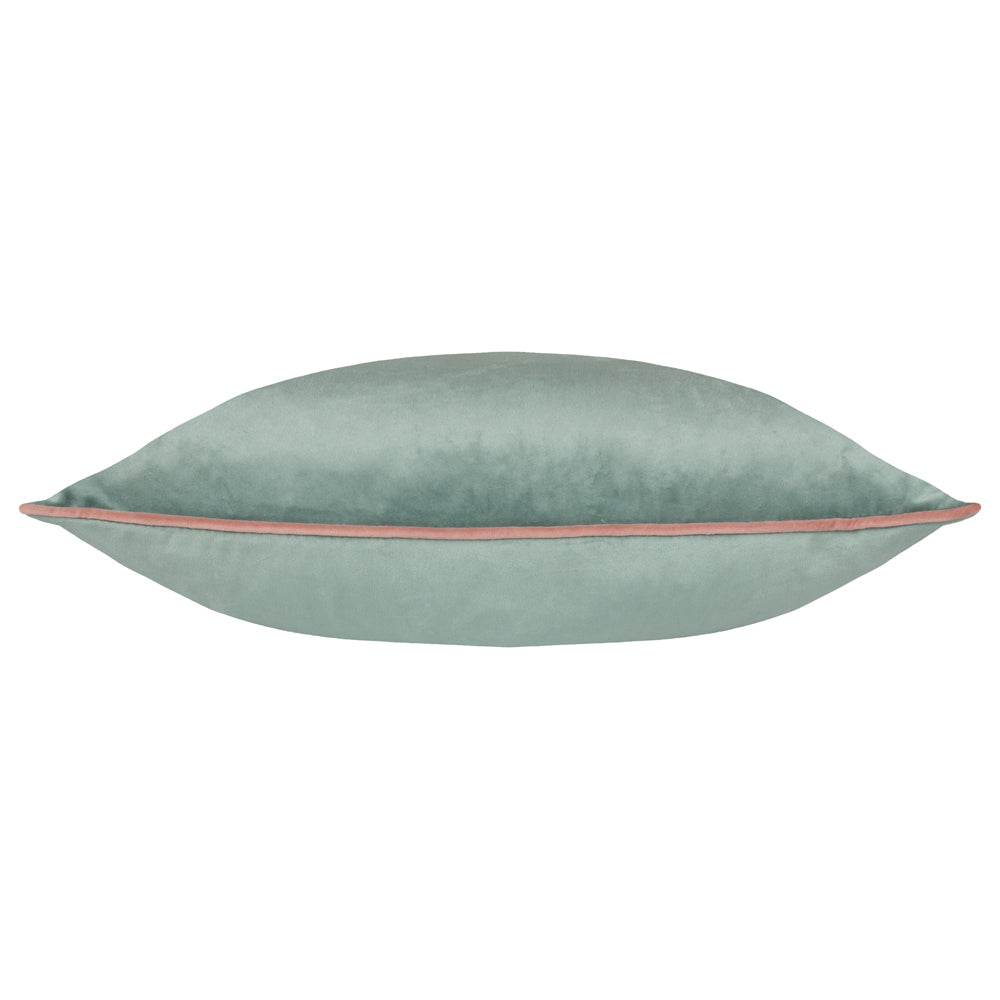 Meridian Velvet Cushion Mineral/Blush