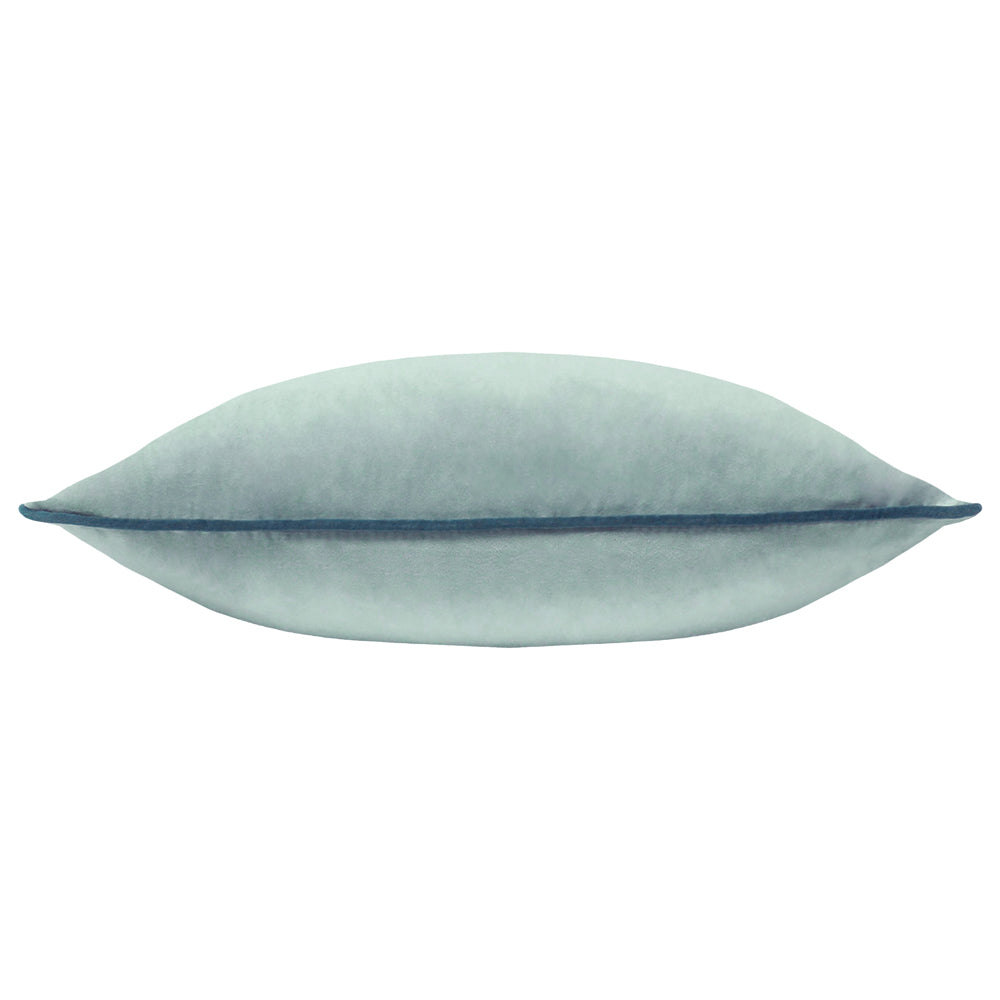 Meridian Velvet Cushion Mineral/Teal