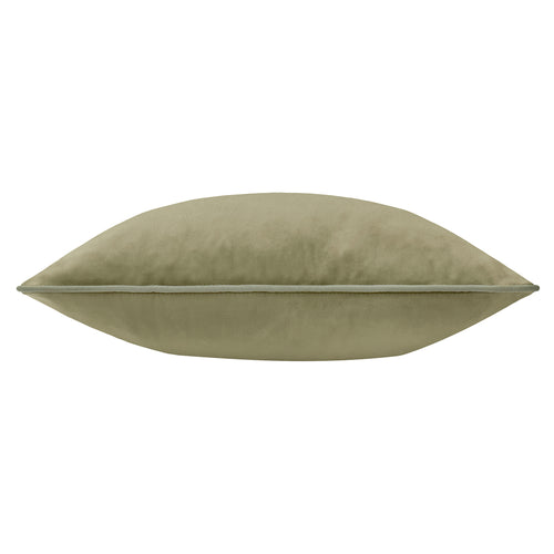 Meridian Velvet Cushion Sage/Green