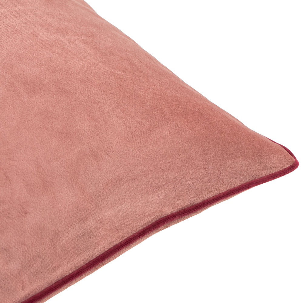 Meridian Velvet Cushion Slipper/Burgundy