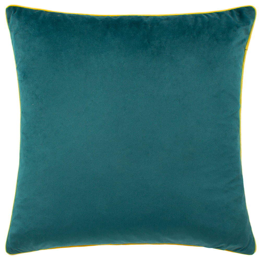 Meridian Velvet Cushion Teal/Cylon