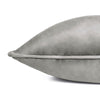 Paoletti Meridian Velvet Cushion Cover in Charcoal/Dove