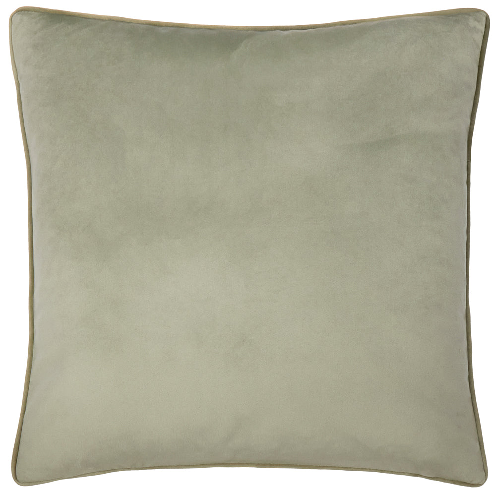 Meridian Velvet Cushion Green/Sage