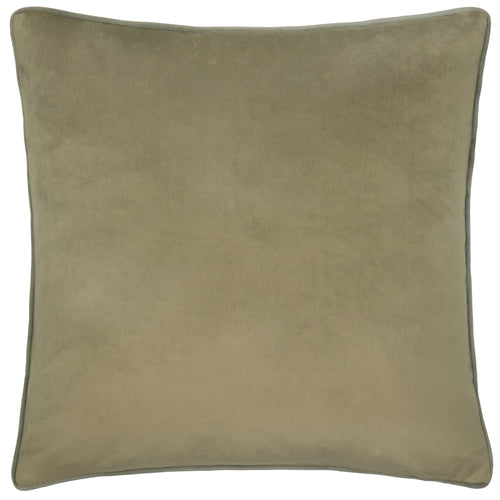 Meridian Velvet Cushion Sage/Green