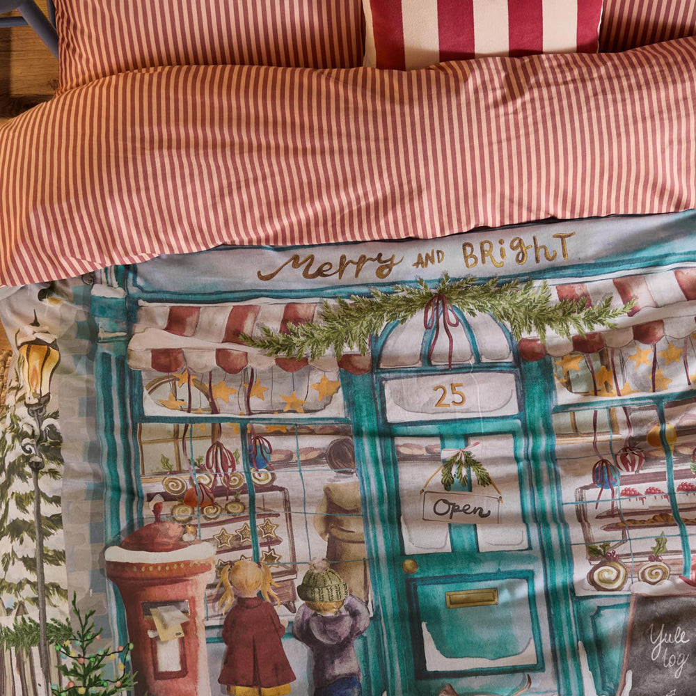 Merry & Bright Reversible Christmas Duvet Cover Set Multicolour