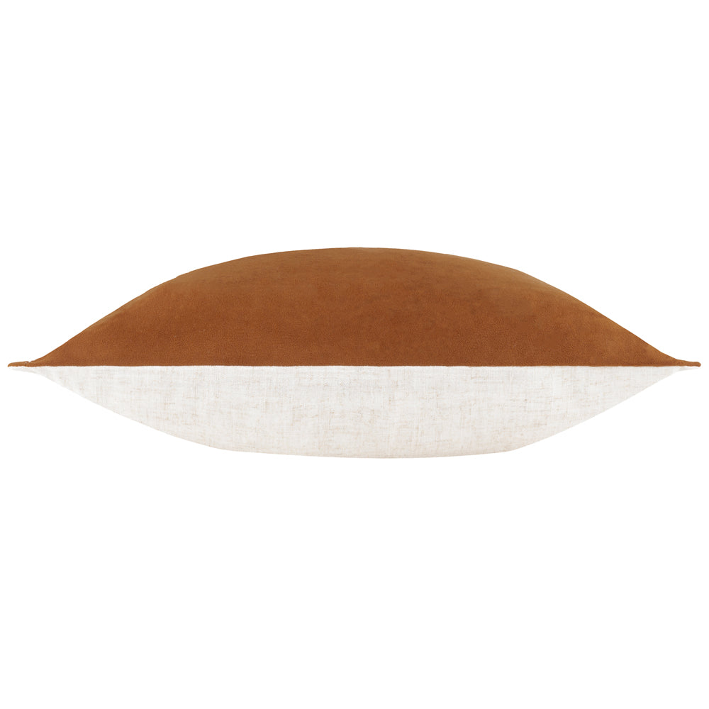 Merton Rectangular Velvet Cushion Pecan