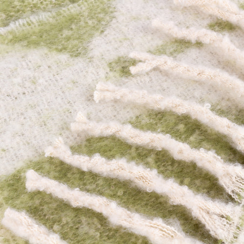 Abstract Green Throws - Meta  Throw Olive HÖEM