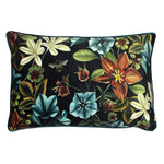 Evans Lichfield Midnight Garden Floral Rectangular Cushion Cover in Teal