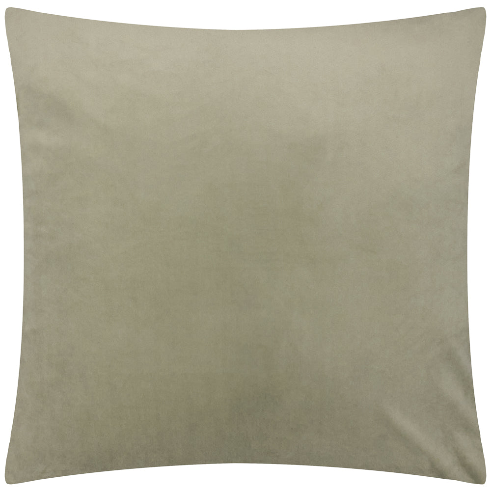 Metro Harlequin Velvet Cushion Green