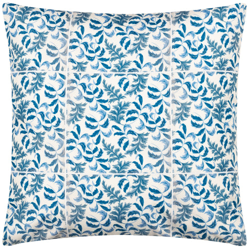 Floral Blue Cushions - Minton Tiles Outdoor Cushion Cover Blue Paoletti
