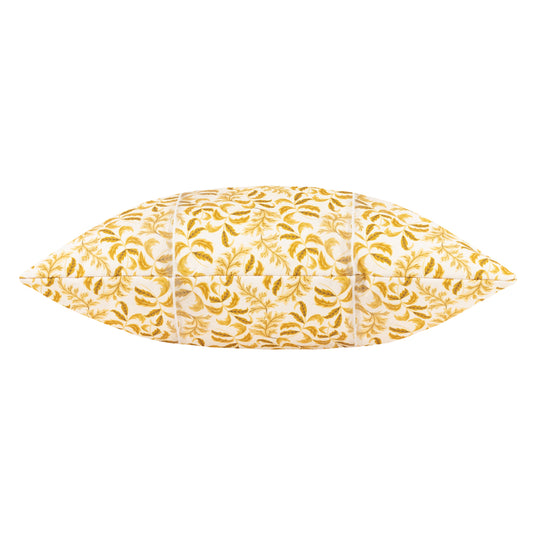 Minton Tiles Yellow Outdoor Cushion Cover Saffron Cushions Paoletti