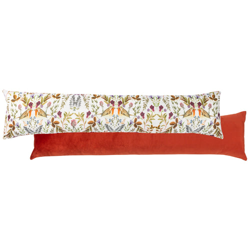Animal White Cushions - Mirrored Robin Draught Excluder White Evans Lichfield