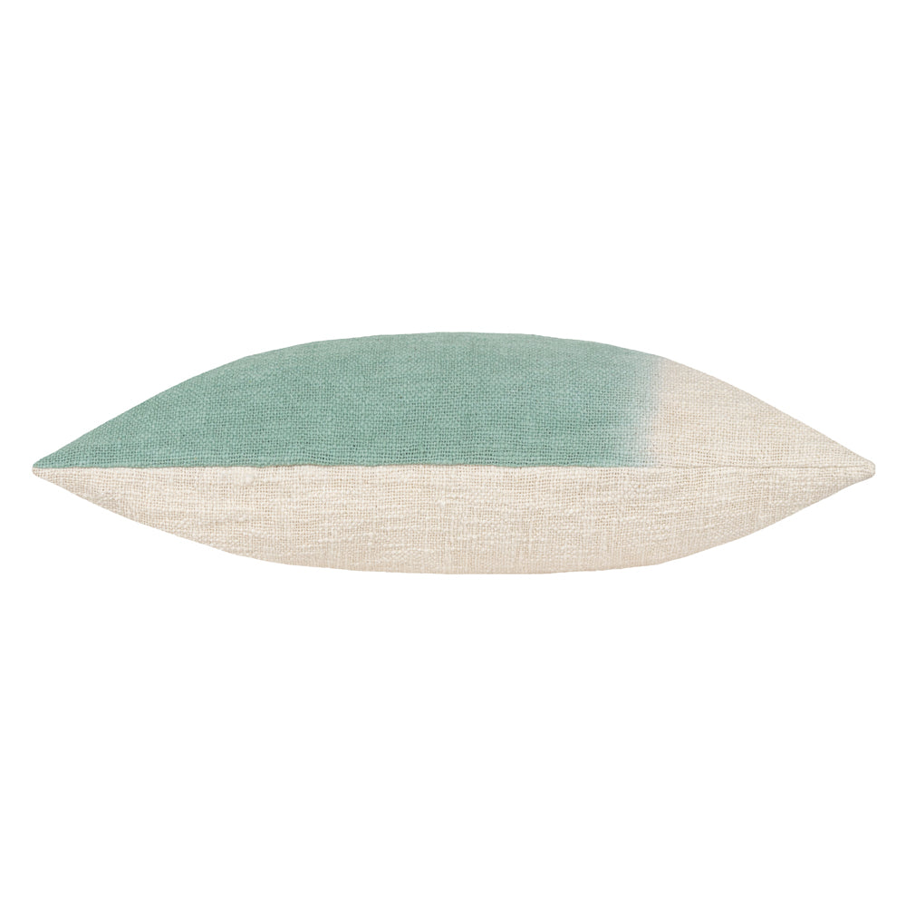 Mizu Rectangular Dip Dye Cushion Eucalyptus