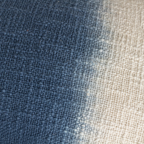 Abstract Blue Cushions - Mizu Rectangular Dip Dye Cushion Cover Ink furn.