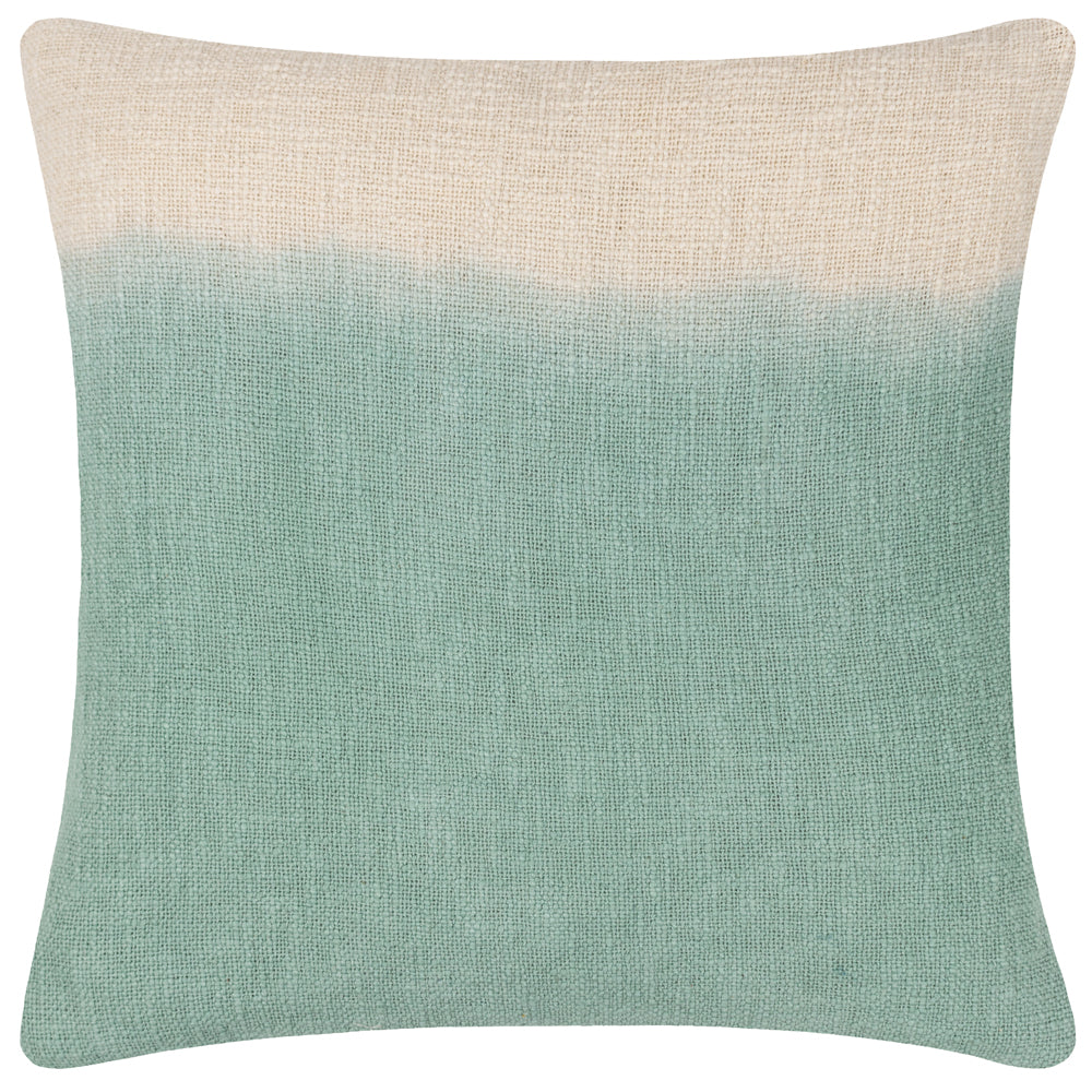 Mizu Dip Dye Cushion Eucalyptus