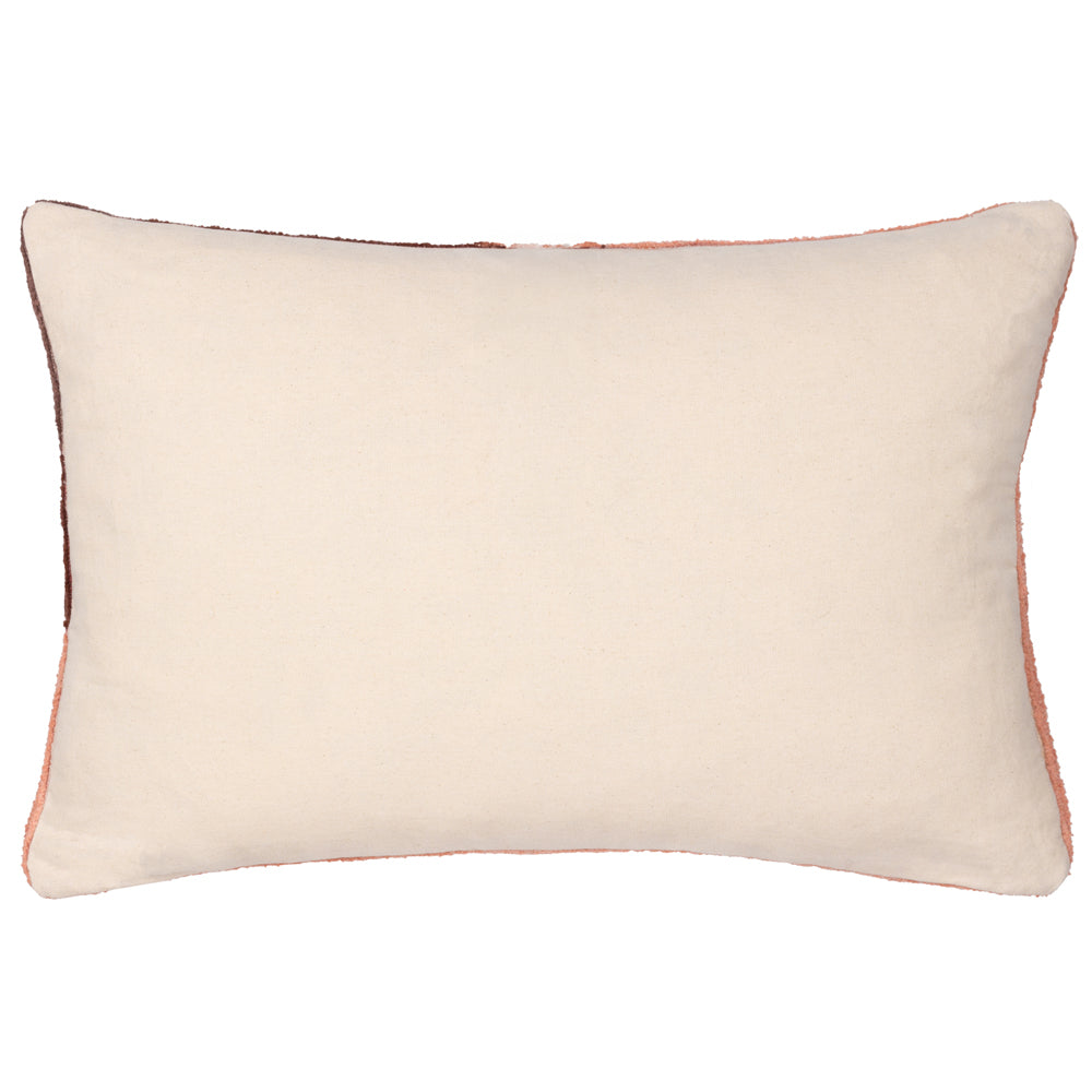 Moloko Embroidered Cushion Pink Sunset
