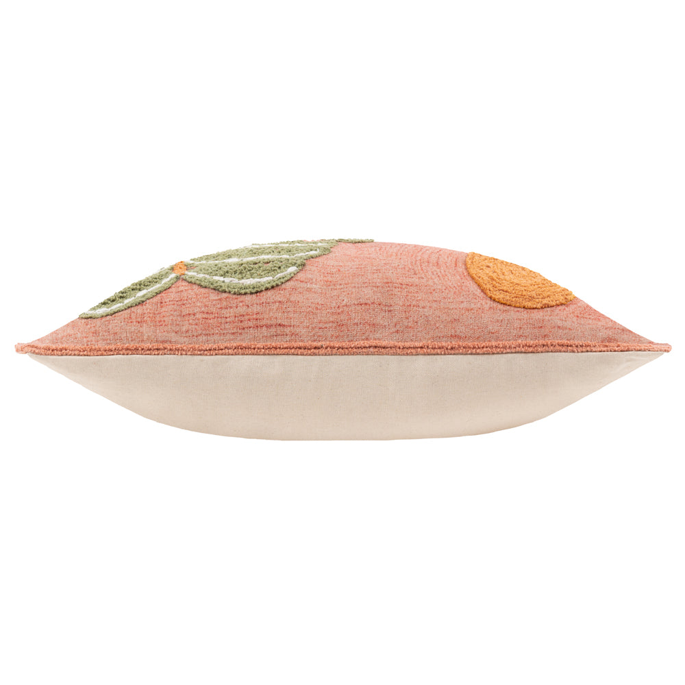 Moloko Embroidered Cushion Pink Sunset