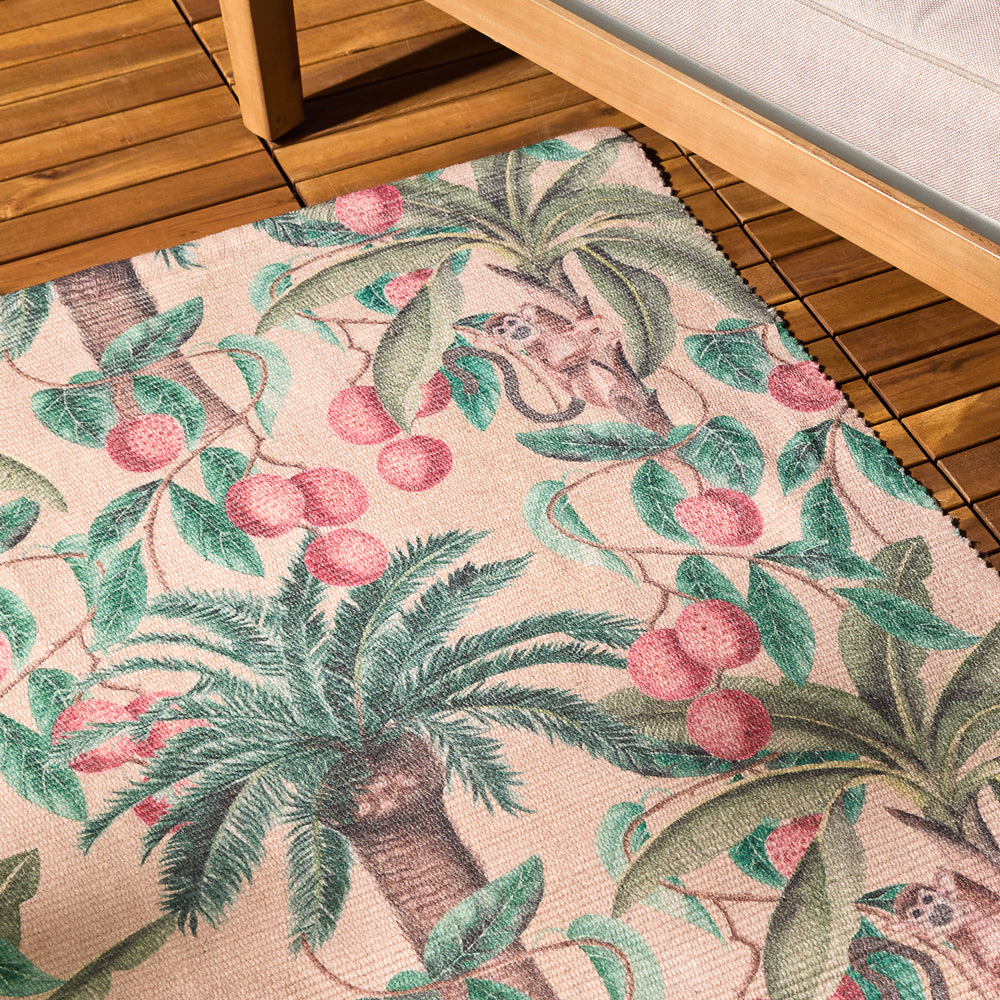 Monkey Palm Indoor/Outdoor Rug Papyrus
