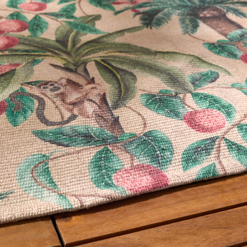 Monkey Palm Indoor/Outdoor Rug Papyrus