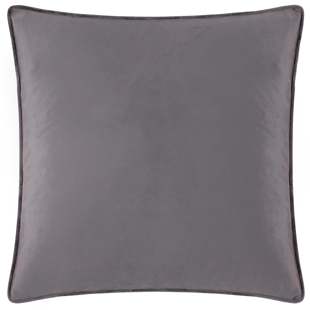 Moonlit Flight Embroidered Velvet Cushion Dusty Pink