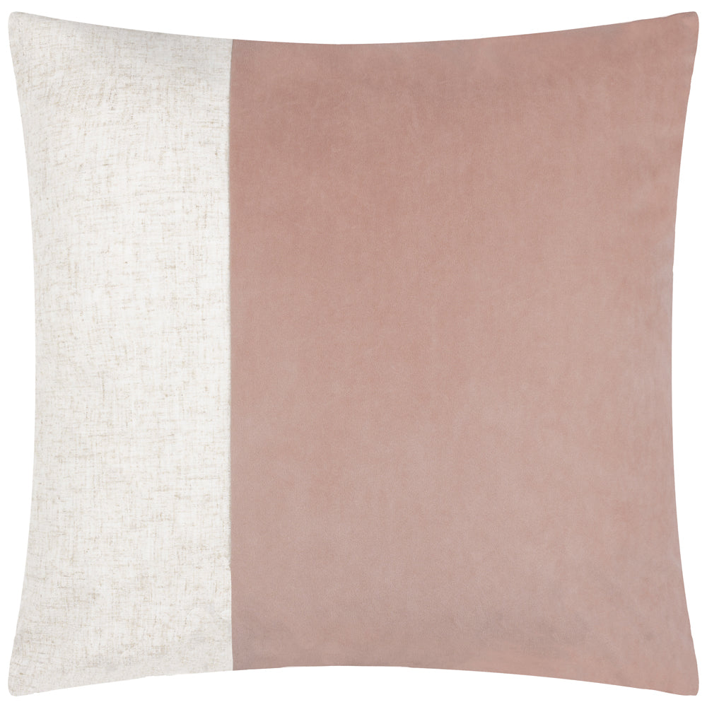 Morden Soft-Washed Velvet Cushion Dusty Rose