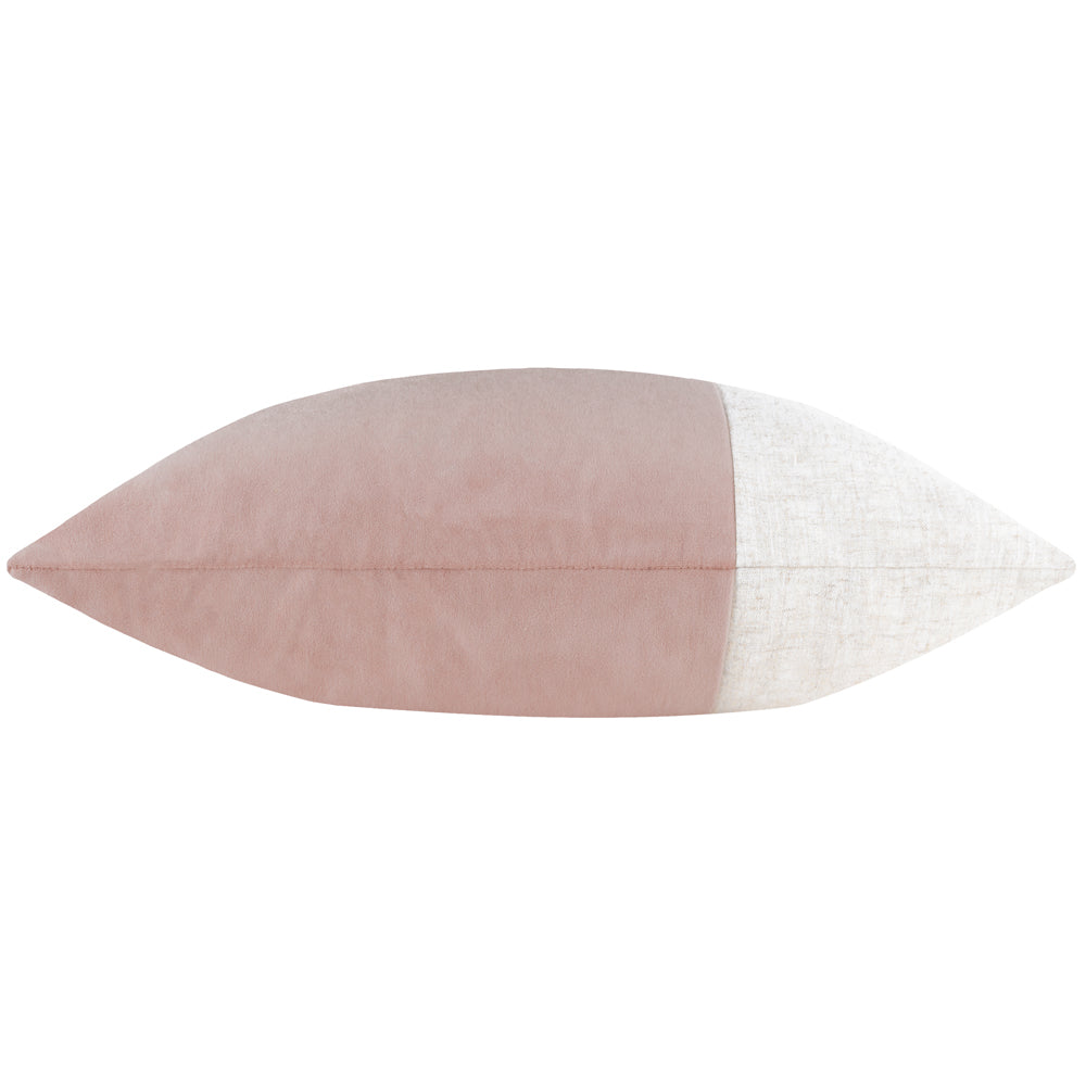 Morden Soft-Washed Velvet Cushion Dusty Rose