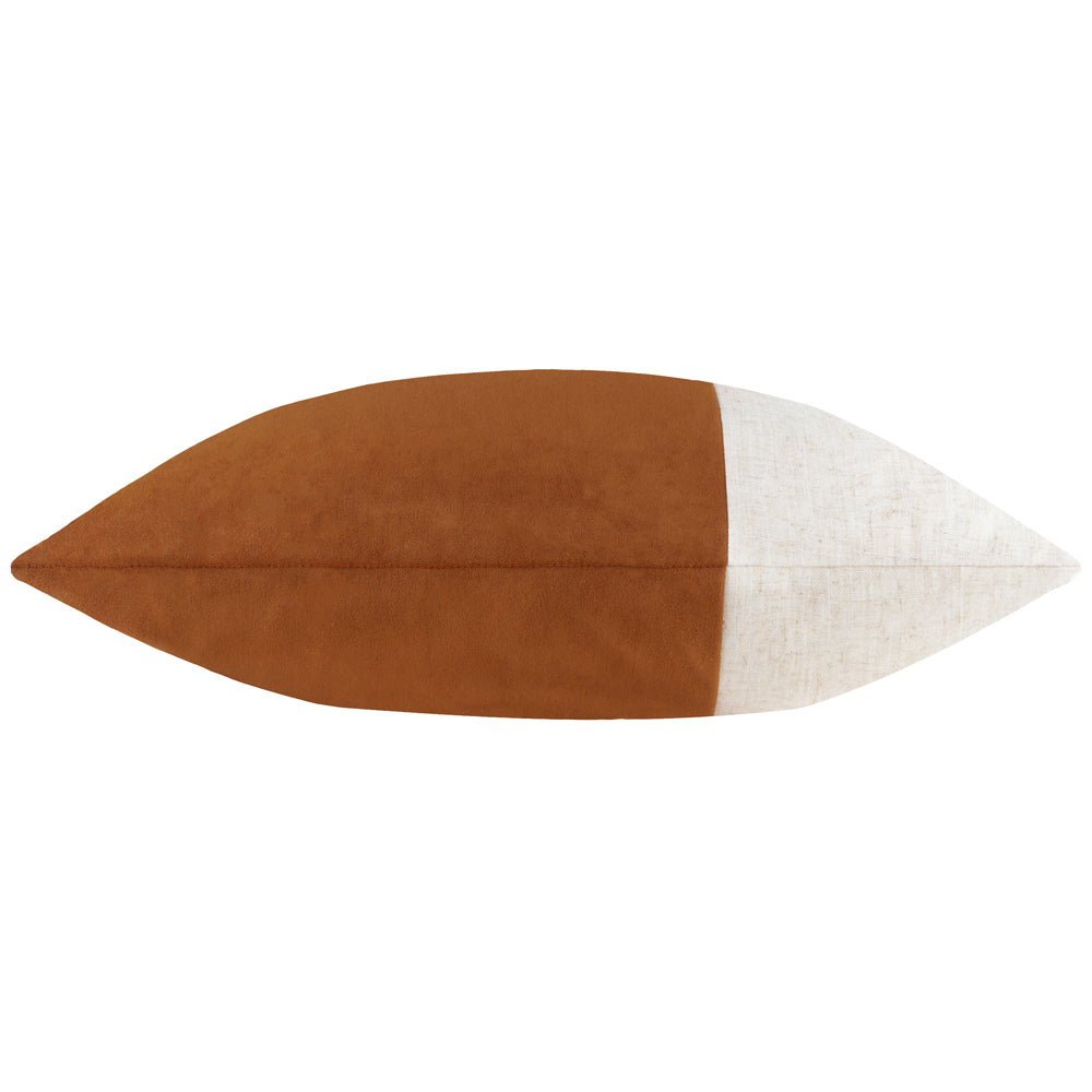 Morden Soft-Washed Velvet Cushion Pecan