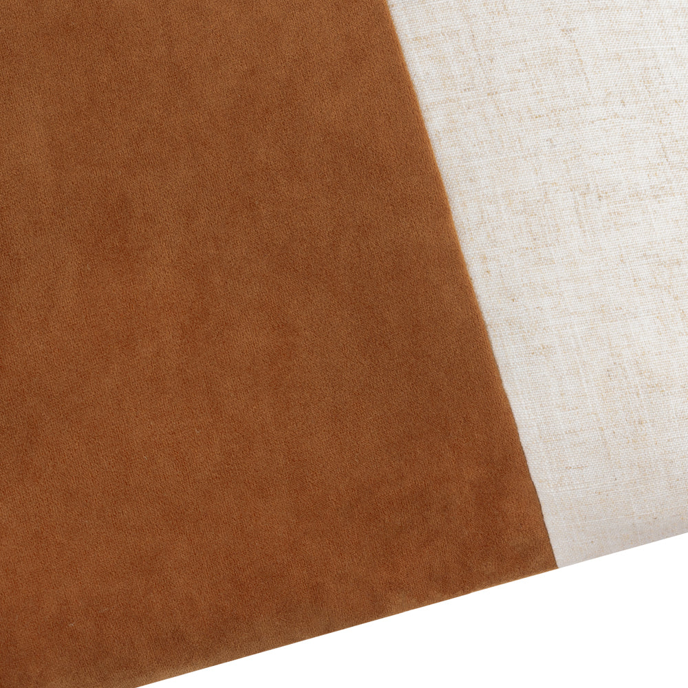 Morden Soft-Washed Velvet Cushion Pecan