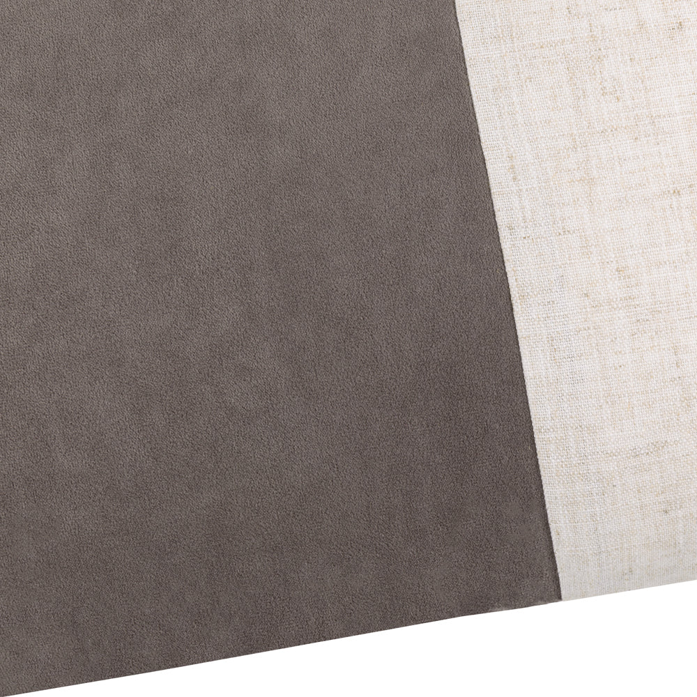 Morden Soft-Washed Velvet Cushion Taupe