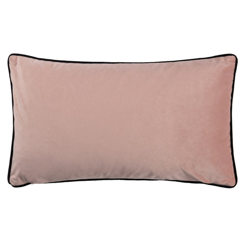 Animal Pink Cushions - Moriyo Piped Velvet Cushion Cover Blush Wylder