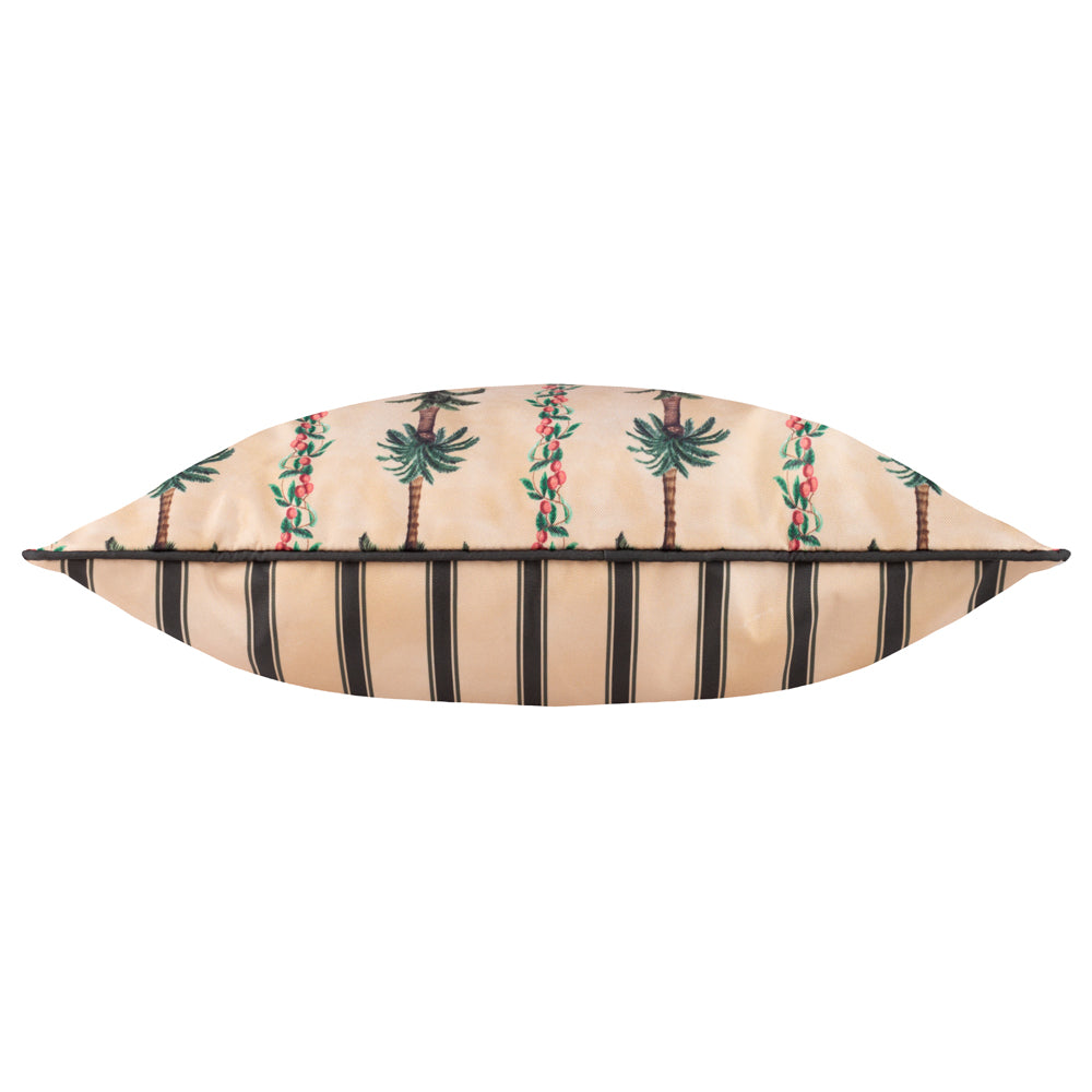 Monkey Palm Stripe Outdoor Cushion Papyrus
