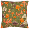 furn. Mushroom Fields Cushion Cover in Green