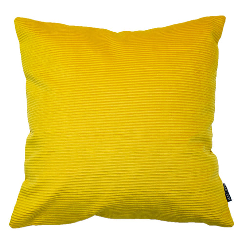 Plain Yellow Cushions - Munich Ribbed Corduroy Cushion Cover Ceylon Yellow Paoletti
