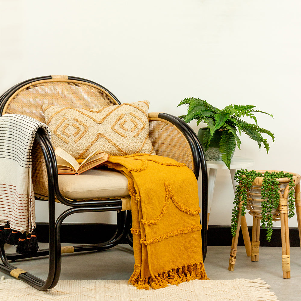Mynu Braided Jute Cushion Natural