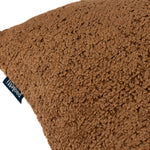 Paoletti Nellim Rectangular Boucle Textured Cushion Cover in Caramel