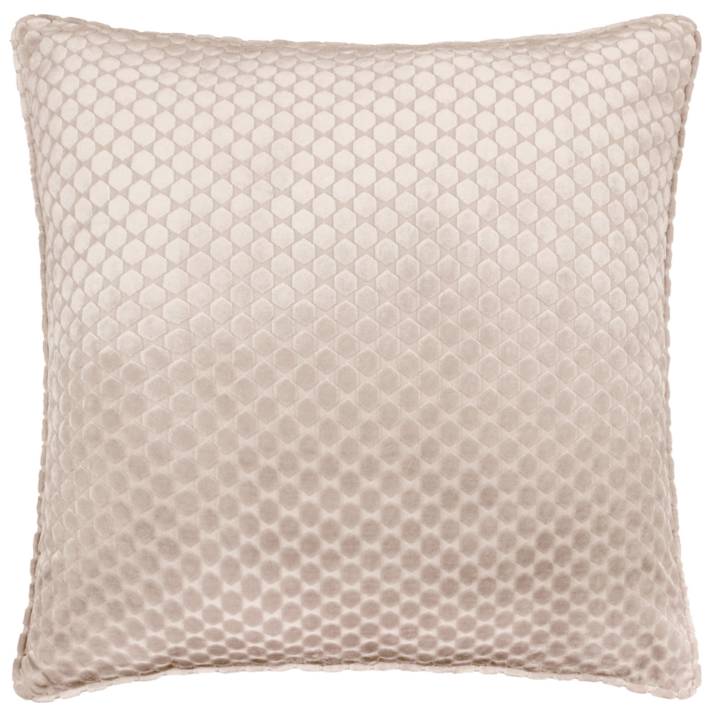 Neptune Velvet Cushion Champagne