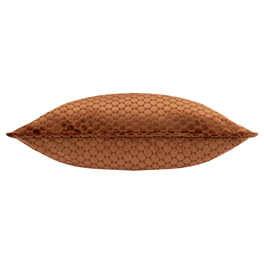 Neptune Velvet Cushion Copper