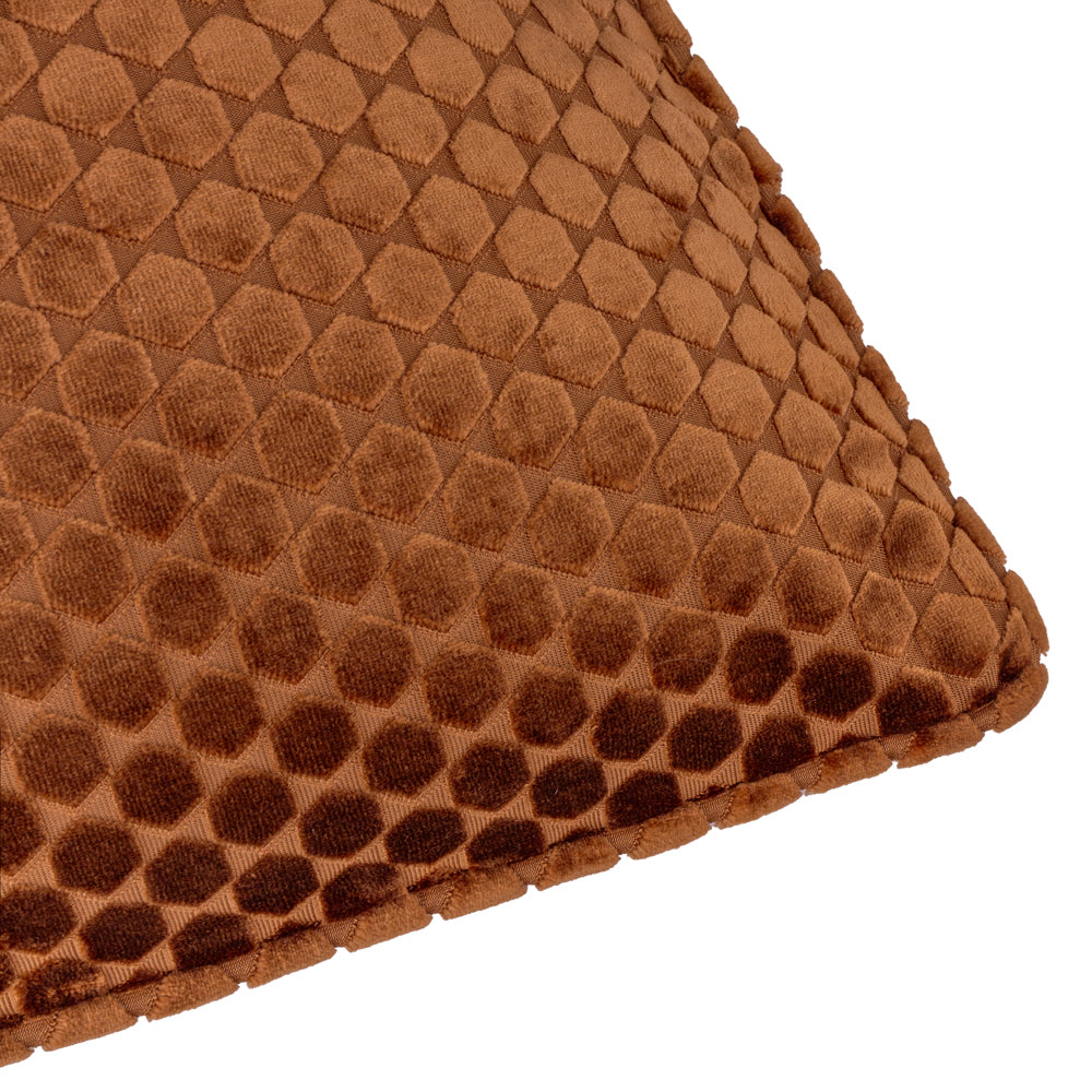 Neptune Velvet Cushion Copper